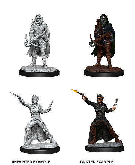 WizKids Deep Cuts Unpainted Miniatures: W15 Bounty Hunter & Outlaw