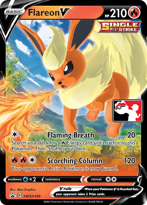 Flareon V (SWSH149) [Prize Pack Series One]