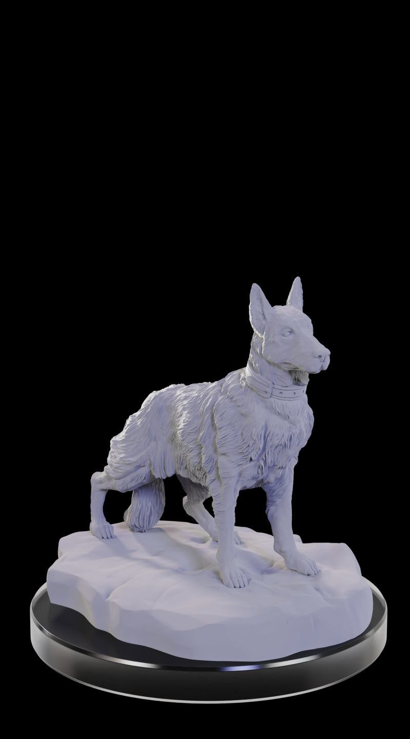 WizKids Deep Cuts Unpainted Miniatures: W22 Dog Companions