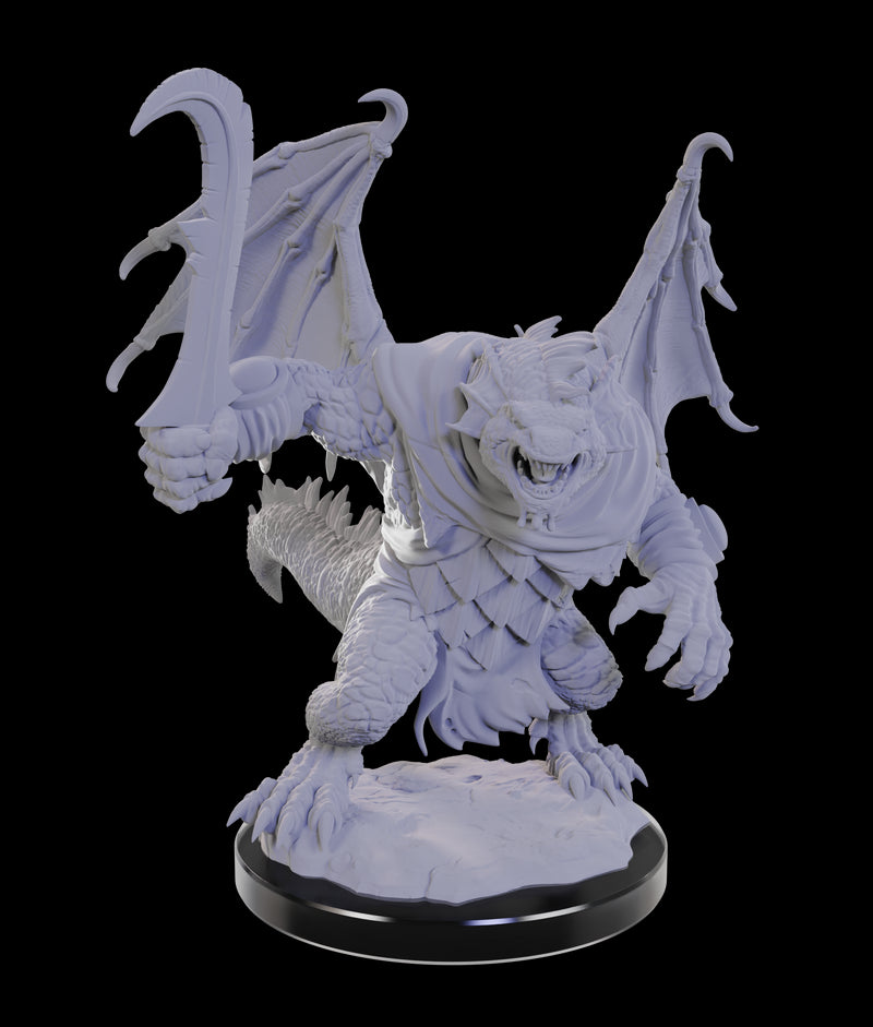 D&D Nolzur's Marvelous Unpainted Miniatures: W22 Draconian Mage & Foot Soldier