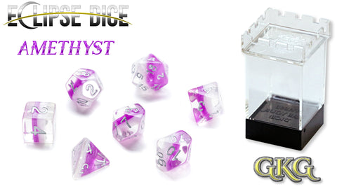 Eclipse Dice: Amethyst (7)