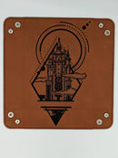 Dice: Leatherette Dice Tray 6"x6"