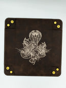 Dice: Leatherette Dice Tray 6"x6"