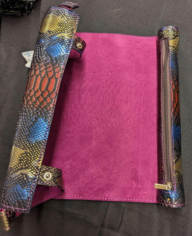 Scroll Dice Mat/Case (Rainbow Dragon Print)