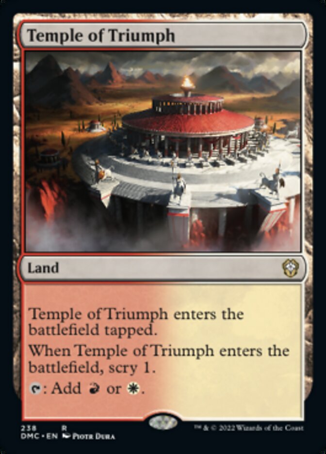 Temple of Triumph [Dominaria United Commander]