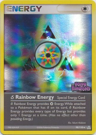 Rainbow Energy (98/110) (Delta Species) (Stamped) [EX: Holon Phantoms]