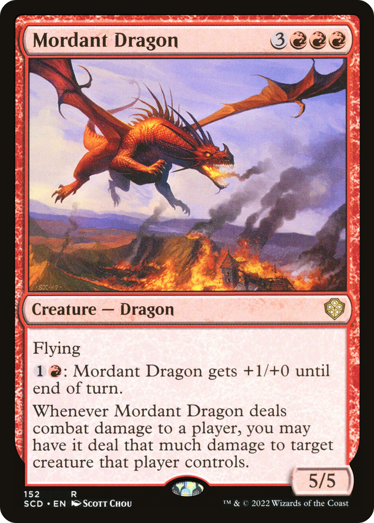 Mordant Dragon [Starter Commander Decks]