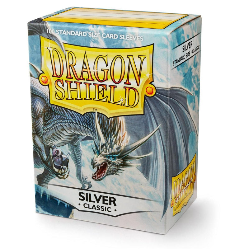 Dragon Shield: Standard 100ct Sleeves - Silver (Classic)