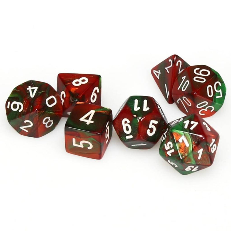 Gemini: Polyhedral Green Red/White (7)