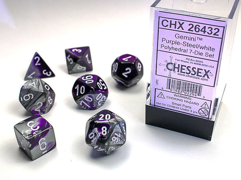 Gemini: Polyhedral Purple Steel/White (7)
