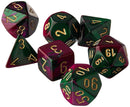 Gemini: Polyhedral Green Purple/Gold (7)