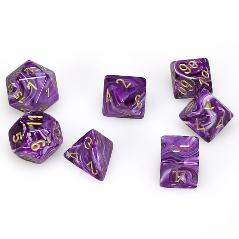 Vortex: Polyhedral Purple/Gold (7)