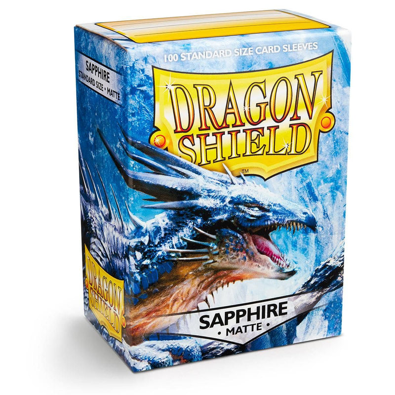 Dragon Shield: Standard 100ct Sleeves - Sapphire (Matte)