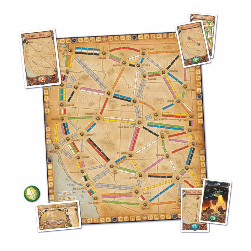 Ticket to Ride: France + Old West (Map Collection 6)