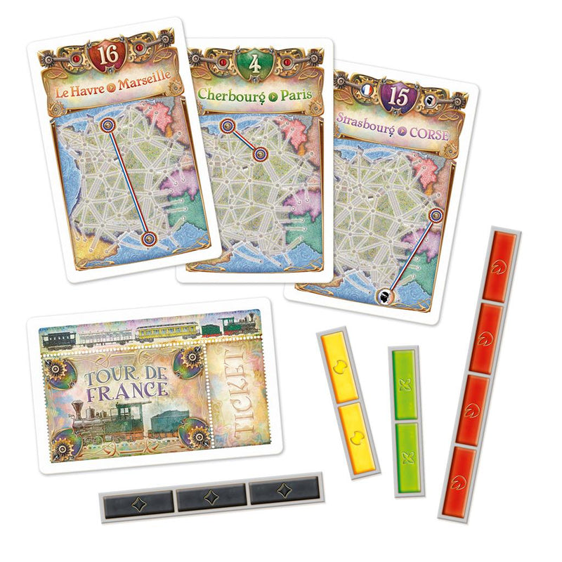 Ticket to Ride: France + Old West (Map Collection 6)