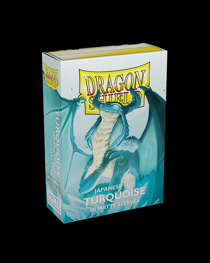 Dragon Shield: Japanese Size 60ct Sleeves - Turquoise (Matte)