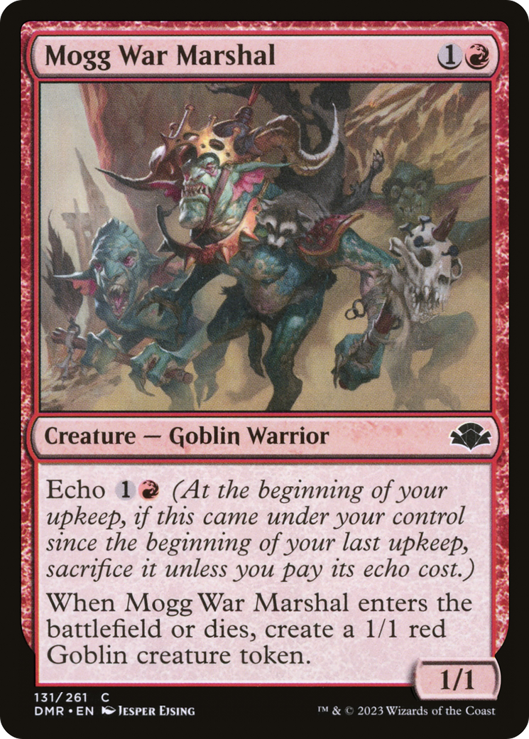 Mogg War Marshal [Dominaria Remastered]