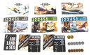Land air & sea components and game play pieces 