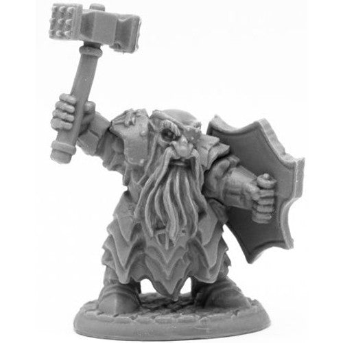 Reaper Bones Black: Dark Dwarf Striker