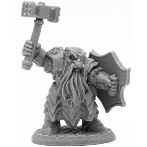 Reaper Bones Black: Dark Dwarf Striker