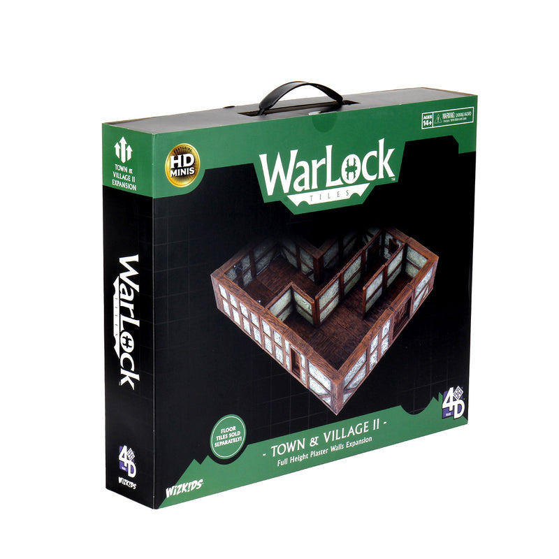 WarLock Tiles: Town & Village II - Full Height Plaster Walls - Expansion