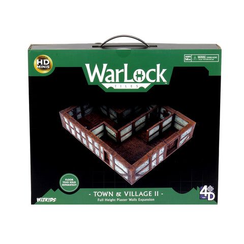 WarLock Tiles: Town & Village II - Full Height Plaster Walls - Expansion