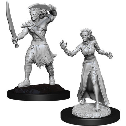 Magic the Gathering Unpainted Minis: W01 Vampire Lacerator & Vampire Hexmage