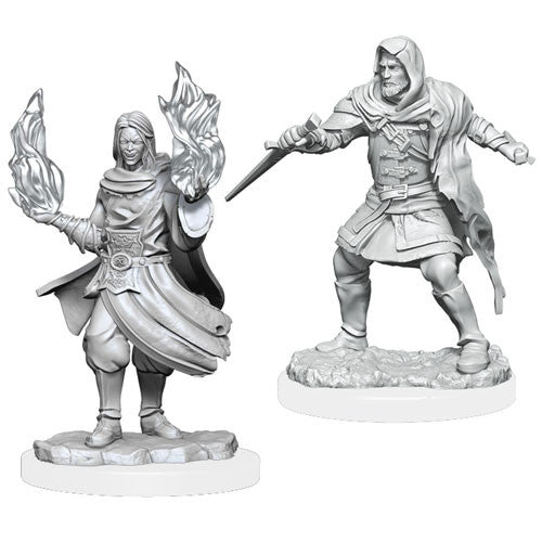 Critical Role Unpainted Miniatures: W01 Hollow One Rogue & Sorcerer