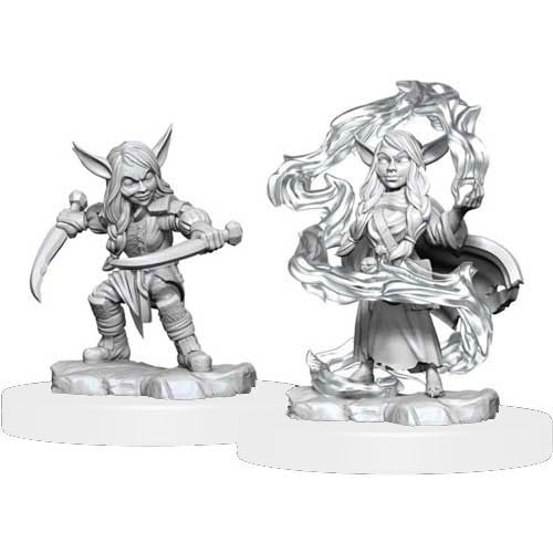 Critical Role Unpainted Miniatures: W01 Goblin Sorcerer & Rogue