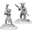 D&D Nolzur's Marvelous Unpainted Miniatures: W18 Halfling Barbarians