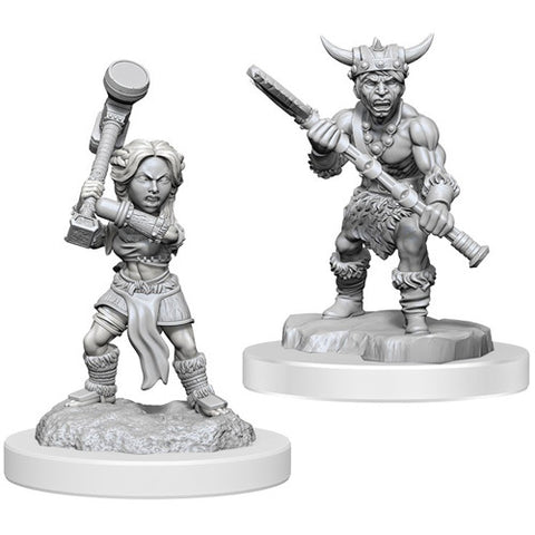 D&D Nolzur's Marvelous Unpainted Miniatures: W18 Halfling Barbarians