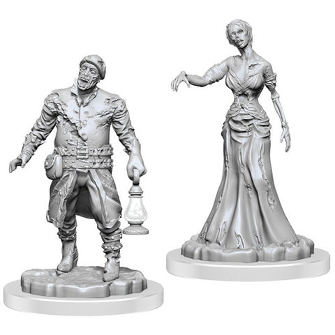 Wizkids Deep Cuts Unpainted Minis: W18 Zombies