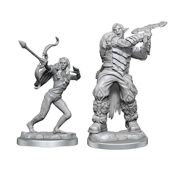 Critical Role Unpainted Miniatures: W4 Ashari Stoneguard & Skydancer